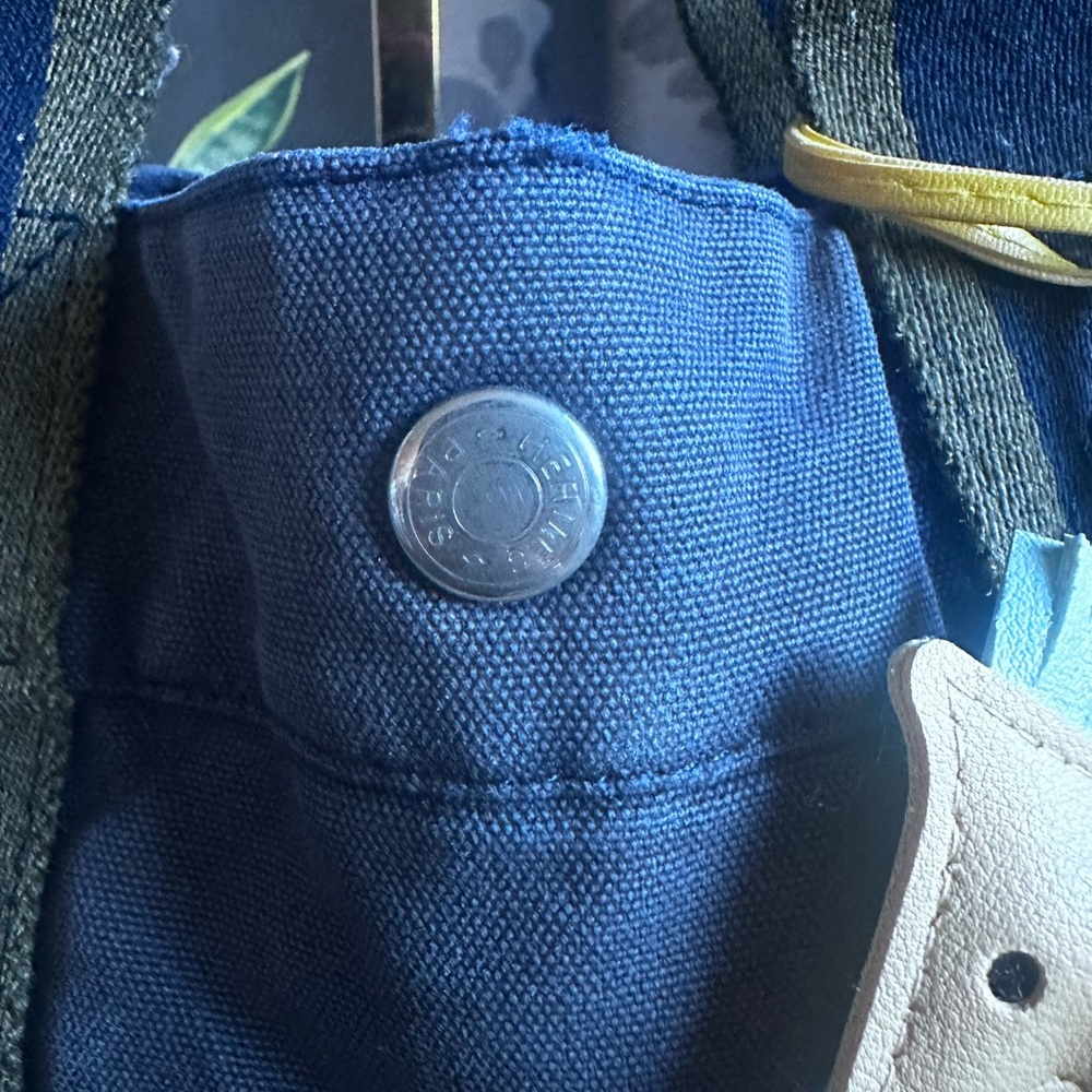 Hèrmes Blue Canvas Tote Bag - Picture 5 of 10